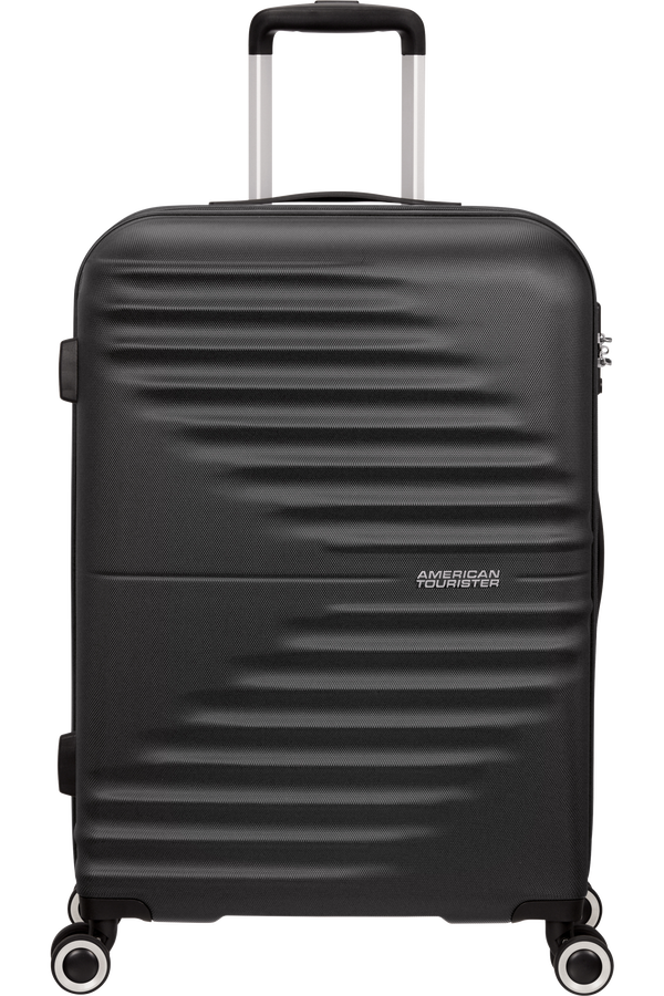 American Tourister Wavetwister Spinner TSA 66cm  Kozmická čierna