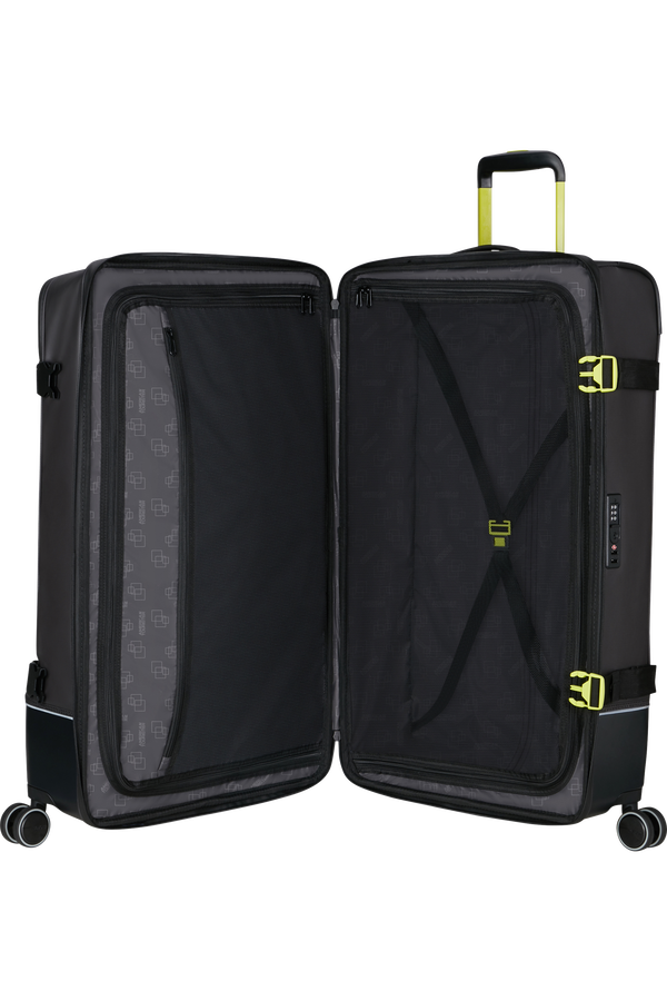 American Tourister Urban Track Spinner L TSA Coated 79cm  Black/Lime American Tourister Urban Track Spinner L TSA Coated 79cm  Black/Lime