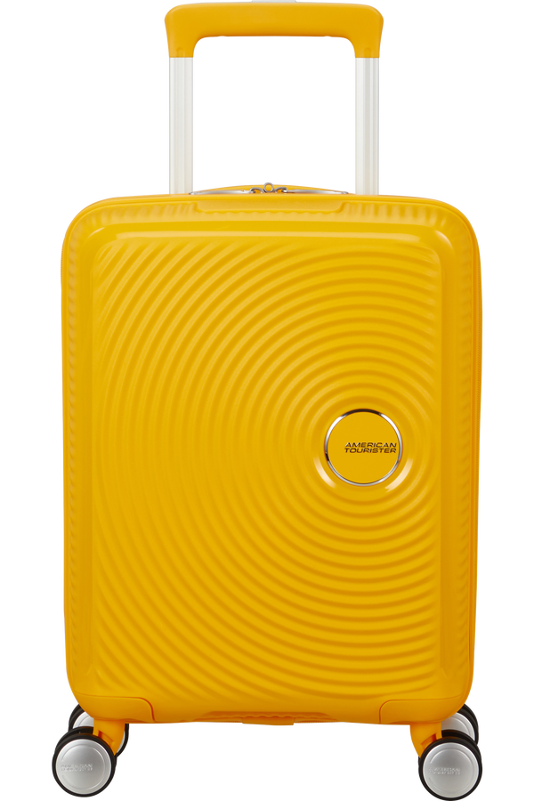 American Tourister Soundbox Mini Spinner 47cm  Zlat&aacute; žlt&aacute;