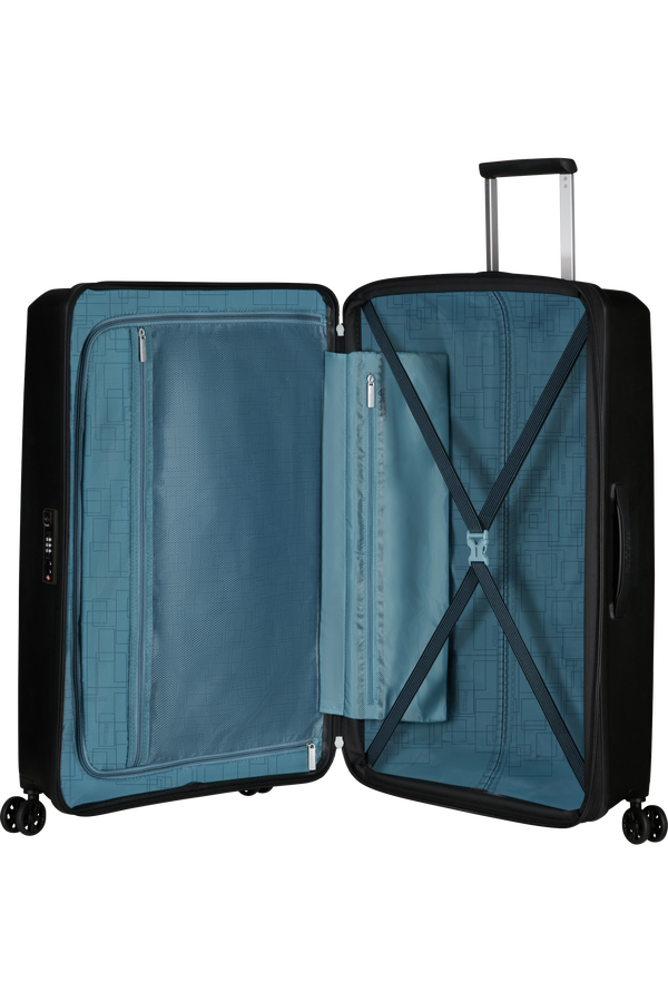 AeroStep 77cm Veľk&yacute; kufor | American Tourister Aerostep Spinner 77/28 Exp Tsa 77cm  Čierna