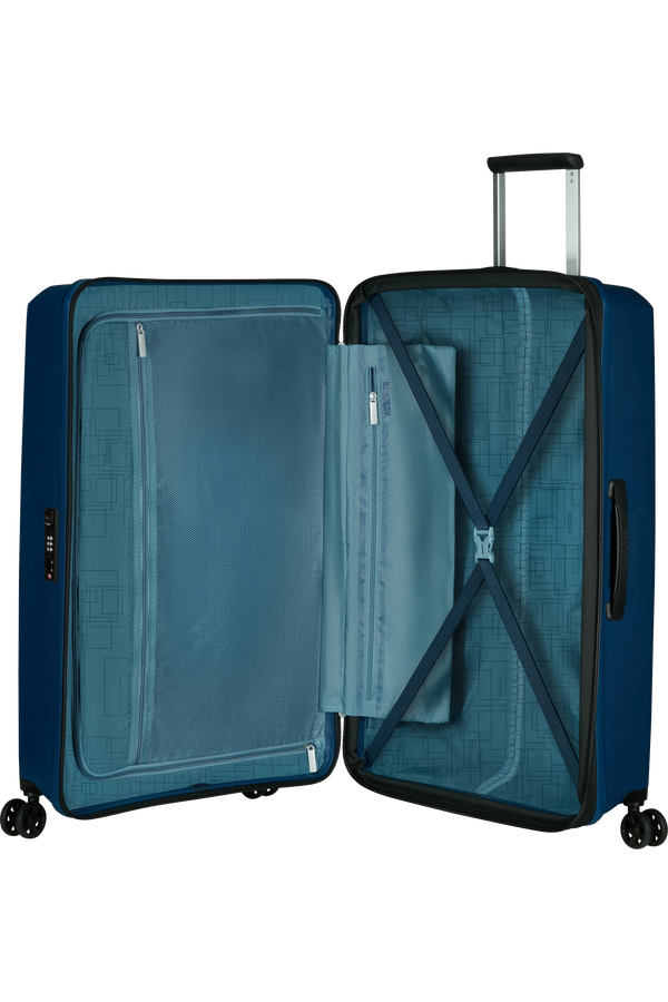 American Tourister Aerostep Spinner 77/28 Exp Tsa 77cm  N&aacute;morn&iacute;cka modr&aacute;