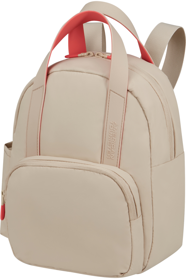 American Tourister Puffypop Mini Backpack S  Beige