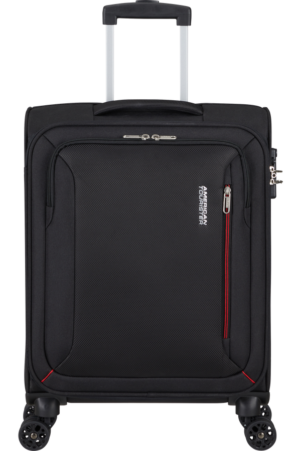 American Tourister Hyperspeed Spinner TSA 55cm  Sýta čierna