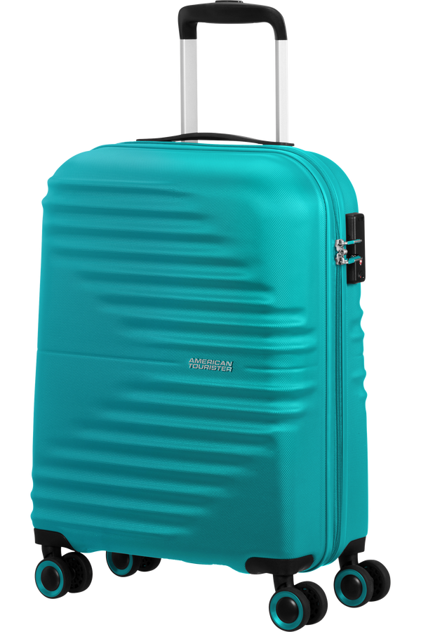 American Tourister Wavetwister Spinner TSA 55cm  Akvamarínová tyrkysová