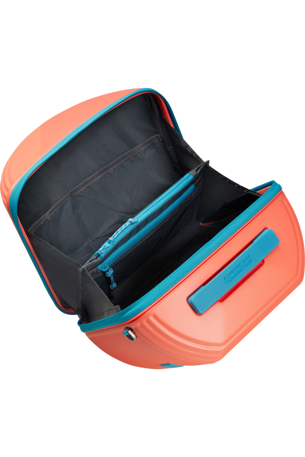 American Tourister Rollio Beauty Case  Coral/Blue American Tourister Rollio Beauty Case  Coral/Blue