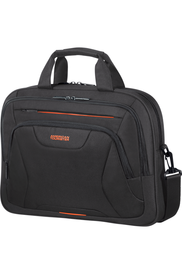 American Tourister At Work Laptop Bag  15.6inch Black/Orange American Tourister At Work Laptop Bag  15.6inch Black/Orange