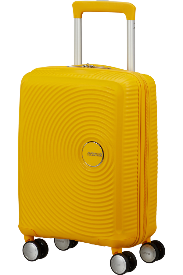 American Tourister Soundbox Mini Spinner 47cm  Zlatá žltá American Tourister Soundbox Mini Spinner 47cm  Zlatá žltá