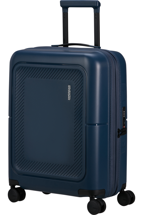American Tourister DashPop Spinner Expandable TSA 55cm Polnočná modrá