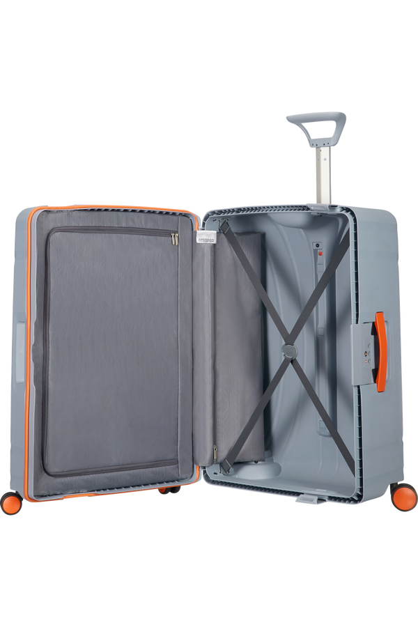 American Tourister Lock'n'Roll 4-wheel Spinner 69cm medium suitcase Volt Grey