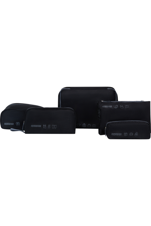 American Tourister American Tourist. Ta Packing Organizers 5Pcs  Čierna/siv&aacute;