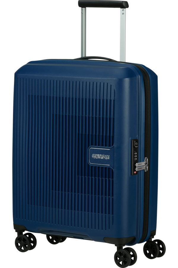 American Tourister Aerostep Spinner 55/20 Exp Tsa 55cm  N&aacute;morn&iacute;cka modr&aacute;