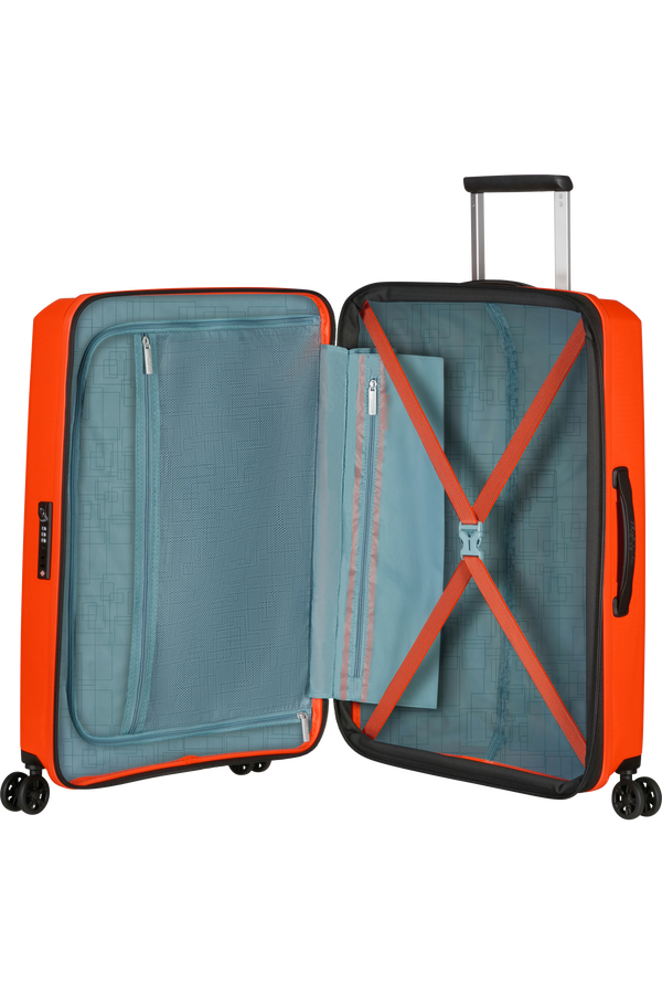 American Tourister Aerostep Spinner 67/24 Exp Tsa 67cm  Žiariv&aacute; oranžov&aacute;