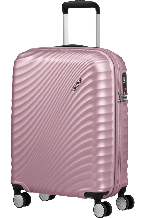 American Tourister Jetglam Spinner 55cm  Kovová ružová