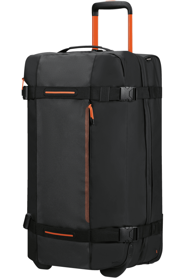 American Tourister Urban Track Duffle with Wheels Lmtd M  Black/Orange