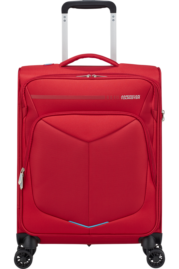 American Tourister Summerfunk Spinner Strict TSA 55cm  Červen&aacute;