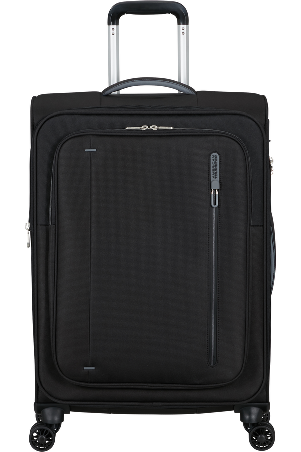 American Tourister Cloudrider Spinner EXP TSA M Sýta čierna