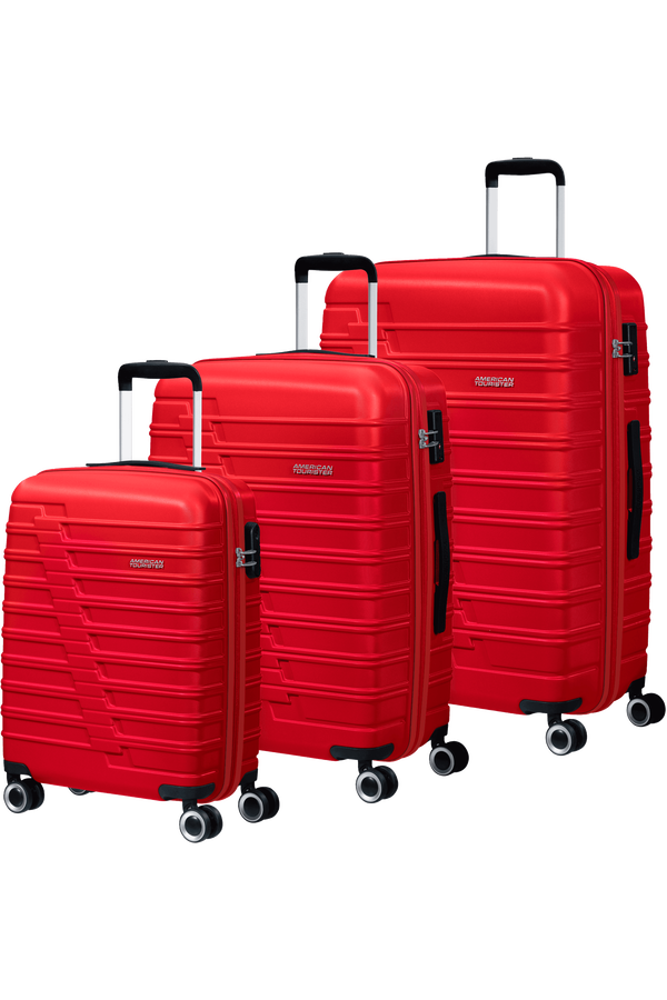 American Tourister Activair 3 PC Set A  Ohnivá červená