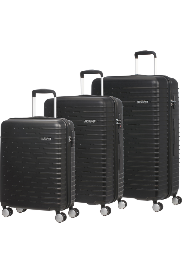 American Tourister Hyperdash 3 PC Set A  Sýta čierna