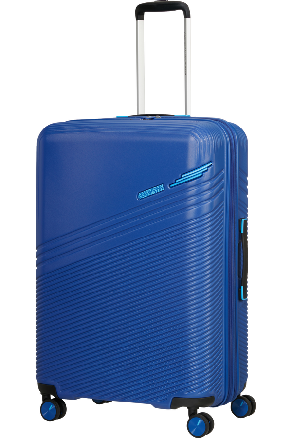 American Tourister Triple Trace Spinner TSA Expandable 76cm  Námornícka/modrá