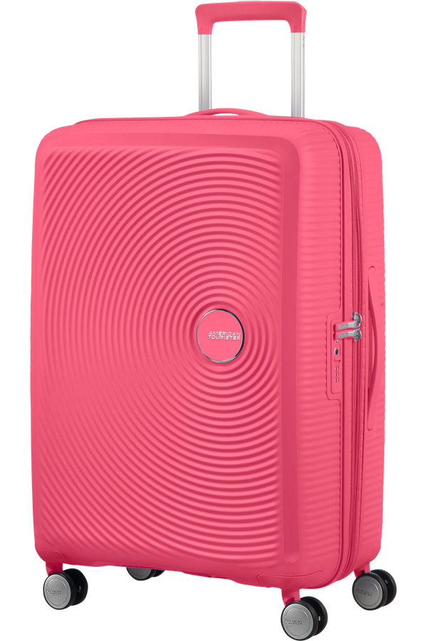 American Tourister Soundbox Spinner Expandable 67cm  Krikľavá ružová