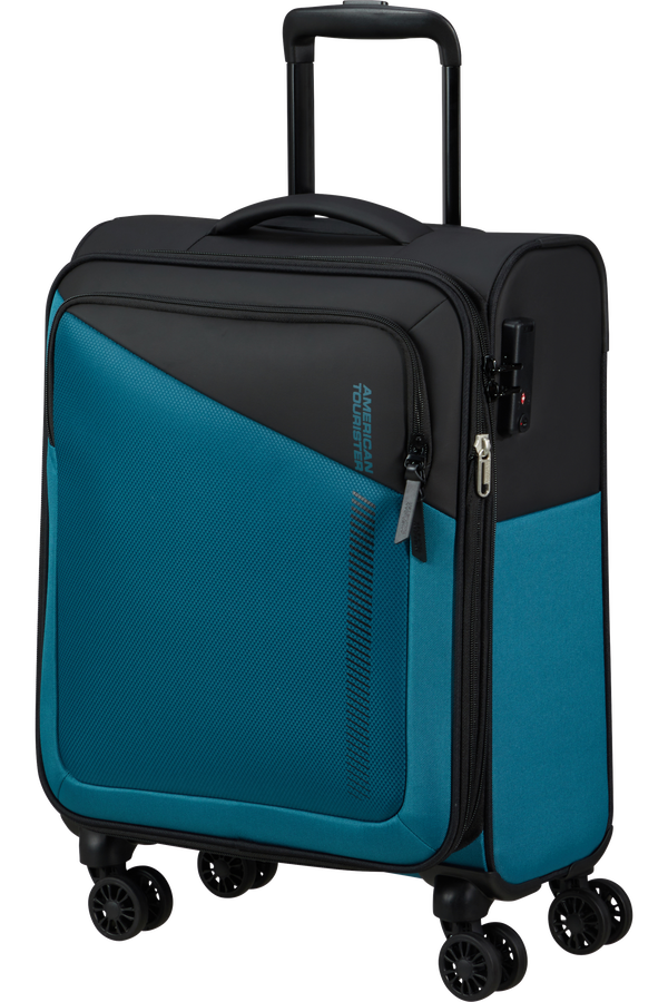 American Tourister Daring Dash Spinner Expandable TSA S  Čierna/modr&aacute;