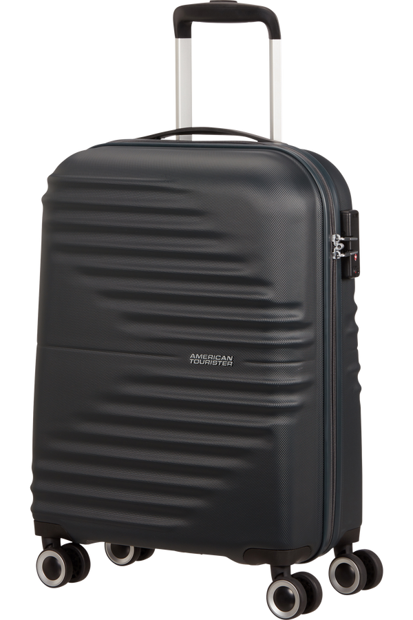 American Tourister Wavetwister Spinner TSA 55cm  Kozmická čierna