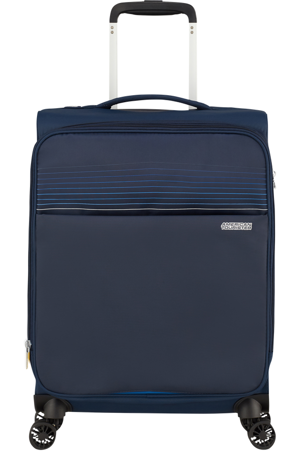 American Tourister Lite Ray Spinner TSA Expandable 55cm  Polnočn&aacute; n&aacute;morn&iacute;cka