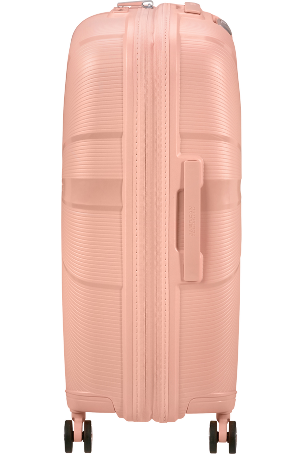 American Tourister StarVibe Spinner Expandable TSA 67cm  Metallic Peach American Tourister StarVibe Spinner Expandable TSA 67cm  Metallic Peach