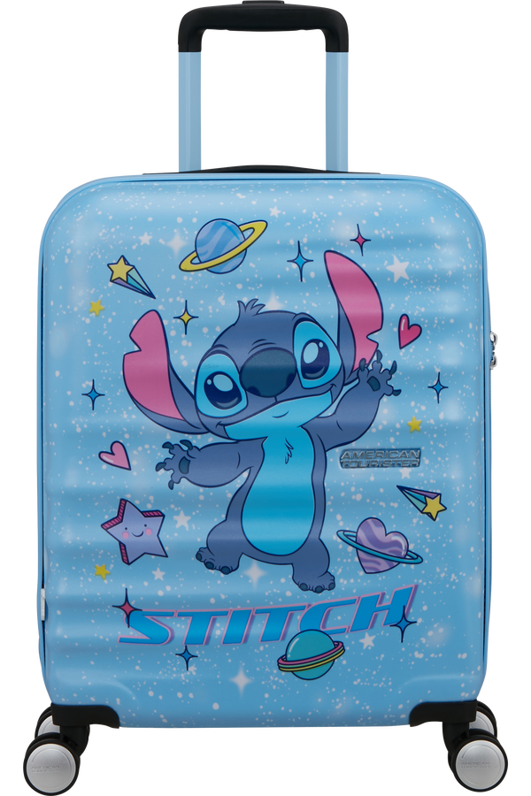 Disney Wavebreaker 55cm Kab&iacute;nov&aacute; batožina | American Tourister Disney Wavebreaker Spinner TSA Disney Fl 55cm  Stitch Universe