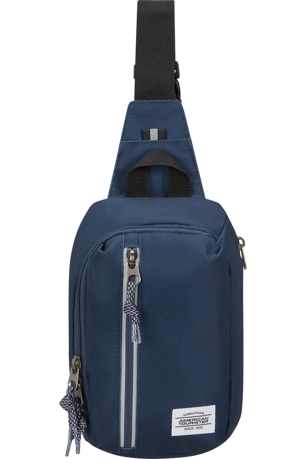 American Tourister Brightup Sling Bag Zip  Námornícka
