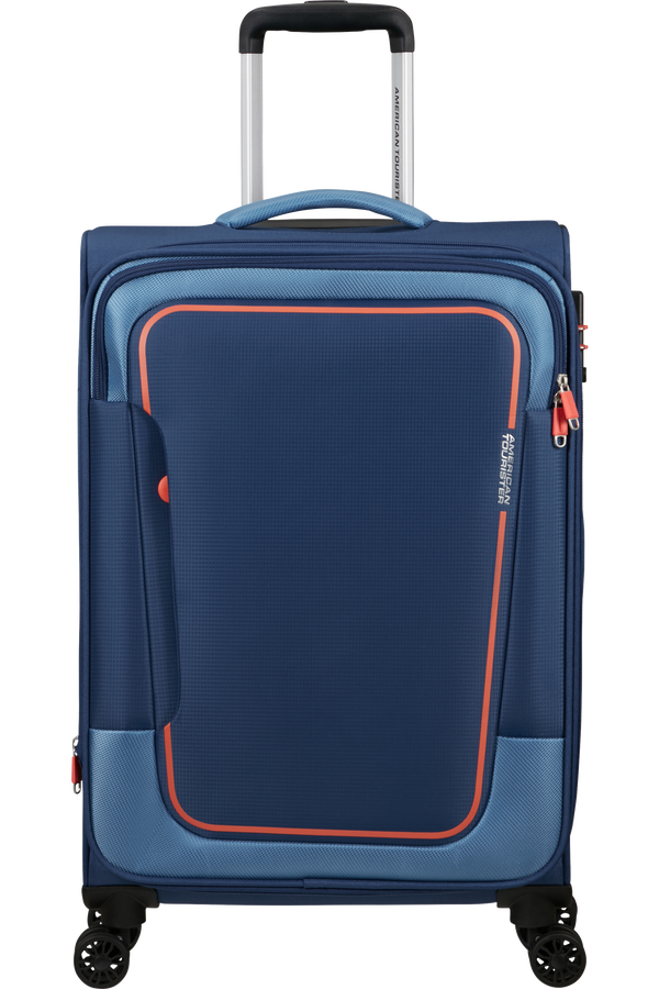 American Tourister Pulsonic Spinner Expandable 68cm Combat Navy