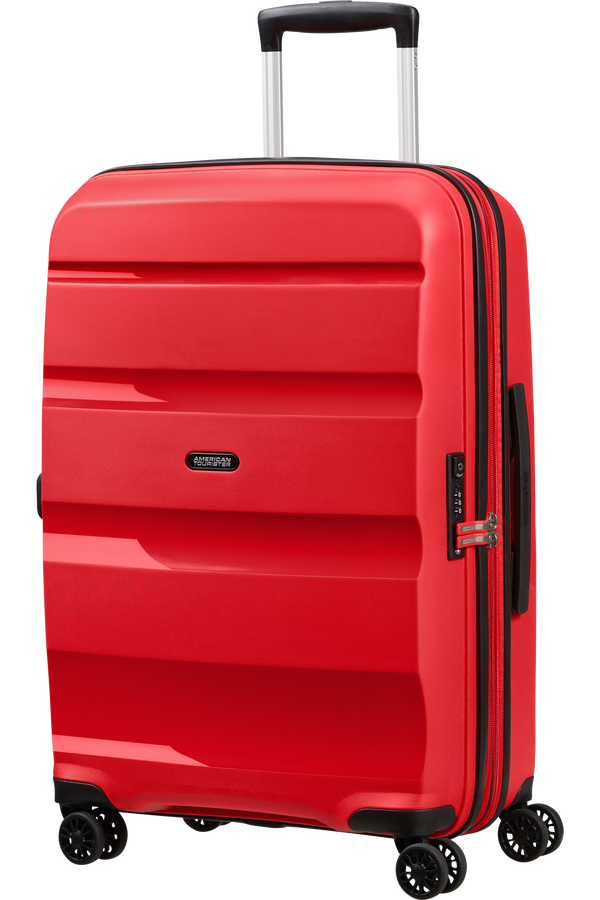 American Tourister Bon Air Dlx Spinner TSA Expandable 66cm  Magmatick&aacute; červen&aacute;