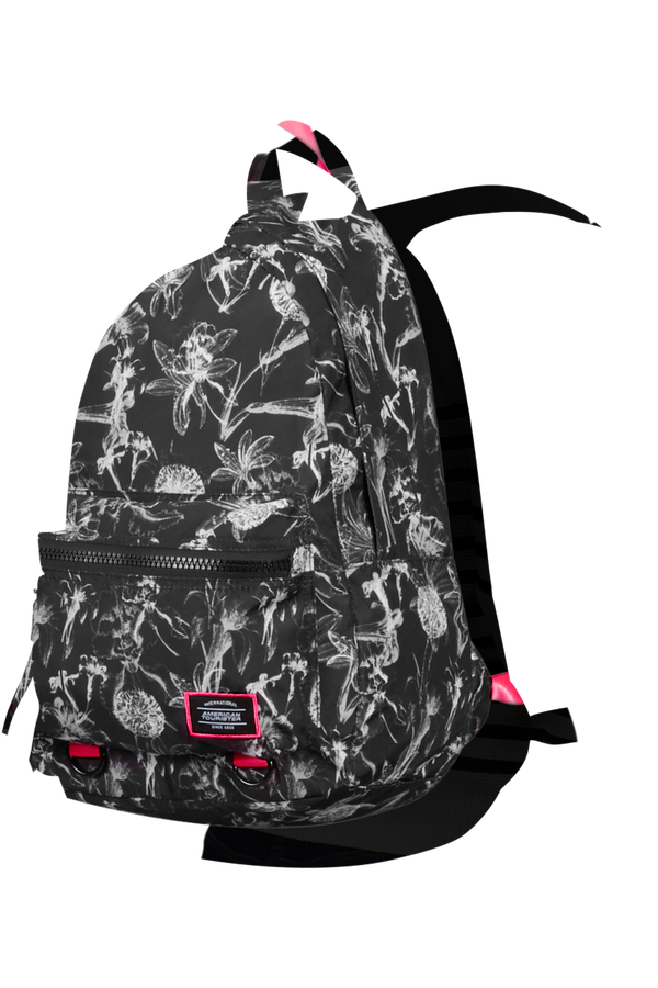American Tourister Urban Groove Lifestyle Backpack 6  Flowers Black American Tourister Urban Groove Lifestyle Backpack 6  Flowers Black