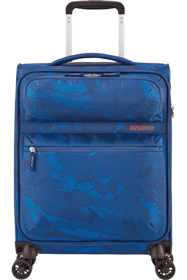 American Tourister Matchup Spinner Print TSA 55cm  Kamufl&aacute;žna modr&aacute;