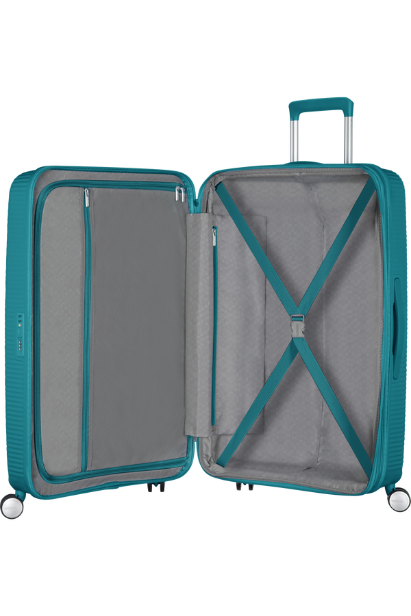 American Tourister Soundbox Spinner Expandable 67cm  Jadeitová zelená American Tourister Soundbox Spinner Expandable 67cm  Jadeitová zelená
