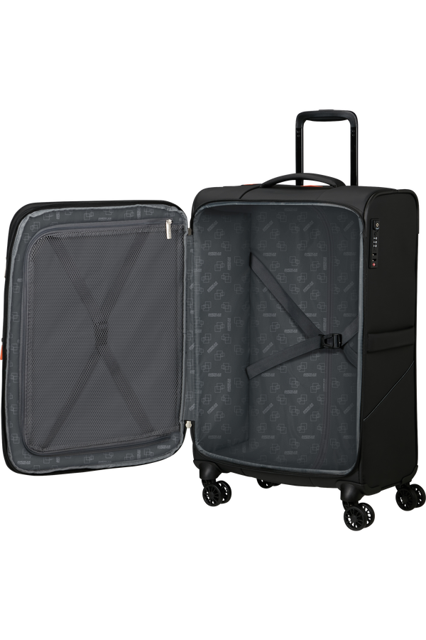 American Tourister SummerRide Spinner M EXP TSA SP 69cm  Čierna American Tourister SummerRide Spinner M EXP TSA SP 69cm  Čierna
