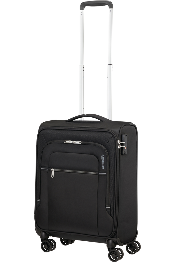 American Tourister Crosstrack Spinner 55cm  Čierna/sivá