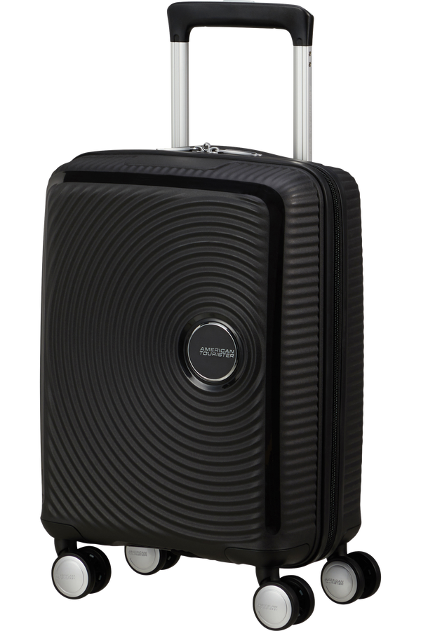 American Tourister Soundbox Mini Spinner 47cm  Čierne basy American Tourister Soundbox Mini Spinner 47cm  Čierne basy