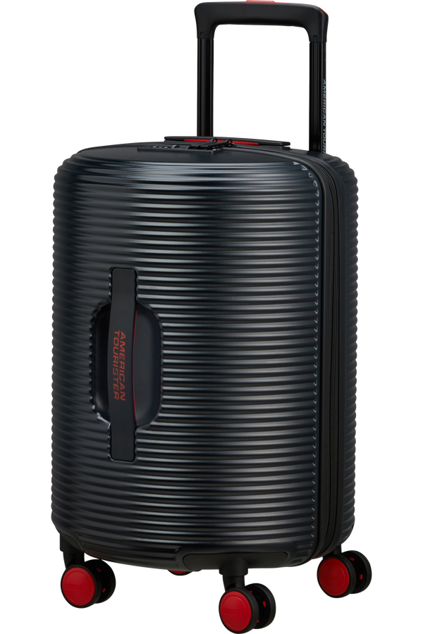 American Tourister Rollio Spinner 52cm  Čierna/červen&aacute;