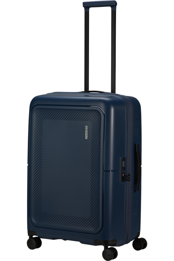 American Tourister DashPop Spinner Expandable TSA 67cm Polnočn&aacute; modr&aacute;