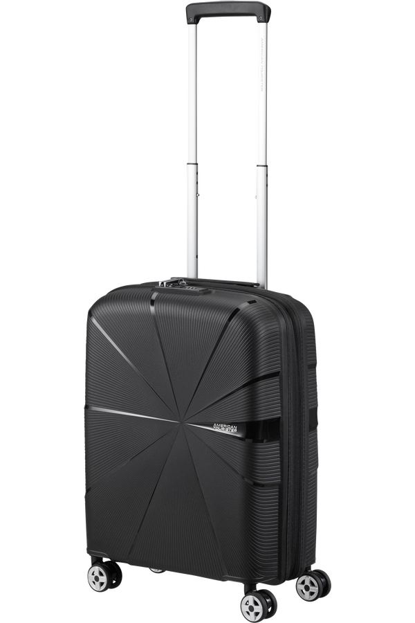 American Tourister Starvibe Spinner Expandable TSA 55cm Čierna