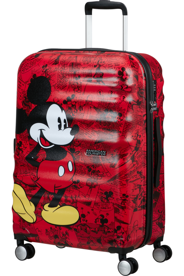 American Tourister Disney Wavebreaker Spinner TSA Disney Fl 67cm  Červený komiks myšiaka Mickeyho American Tourister Disney Wavebreaker Spinner TSA Disney Fl 67cm  Červený komiks myšiaka Mickeyho