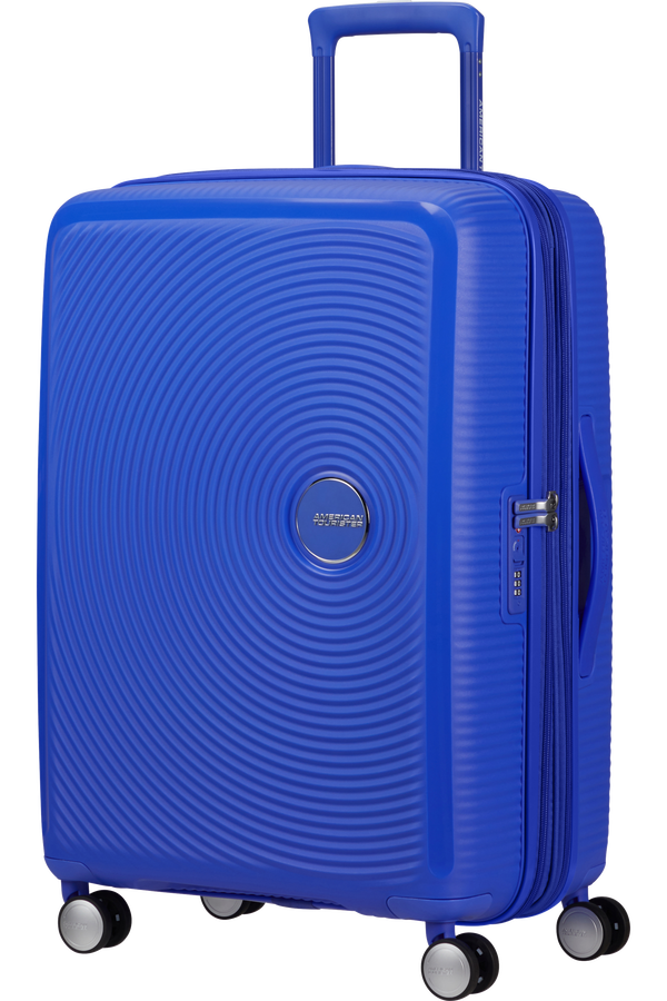 American Tourister SoundBox Spinner Expandable 67cm  Cobalt Blue American Tourister SoundBox Spinner Expandable 67cm  Cobalt Blue