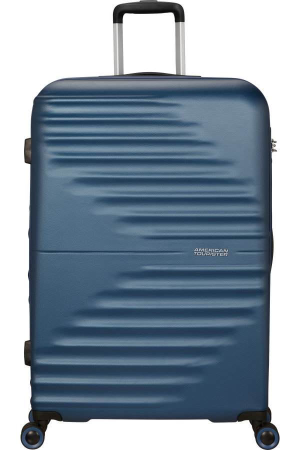 American Tourister Wavetwister Spinner TSA 77cm  Tmavá námornícka