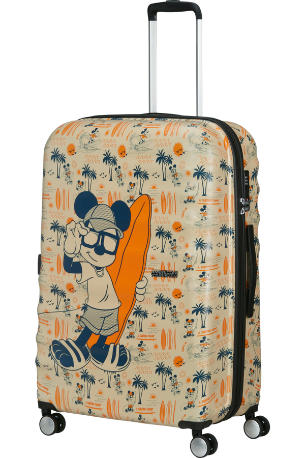 American Tourister Disney Wavebreaker Spinner TSA Disney Fl 77cm  Mickey Super Surfer