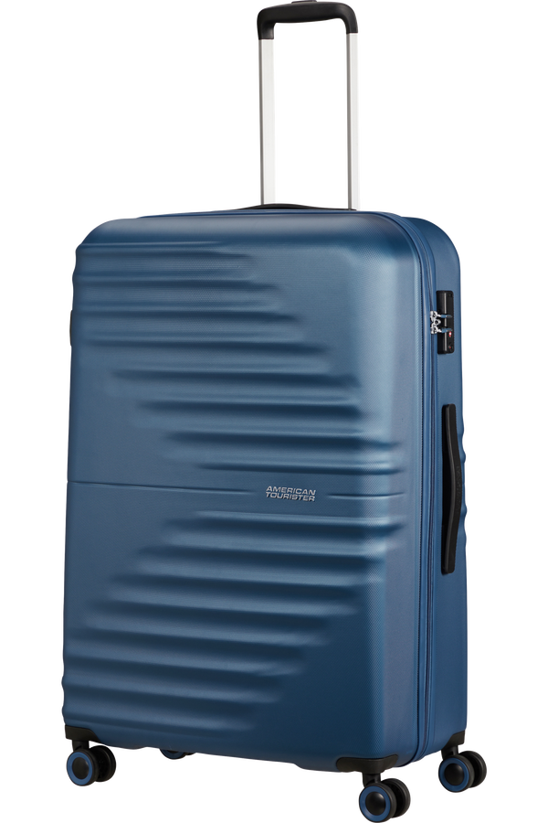 American Tourister Wavetwister Spinner TSA 77cm  Tmav&aacute; n&aacute;morn&iacute;cka