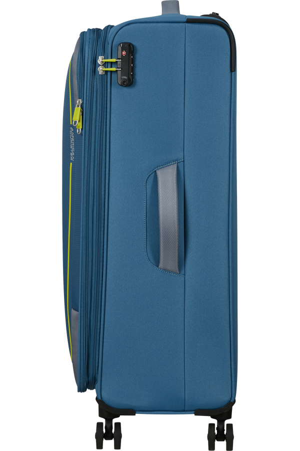 American Tourister Pulsonic Spinner Expandable 81 cm  Coronet Blue