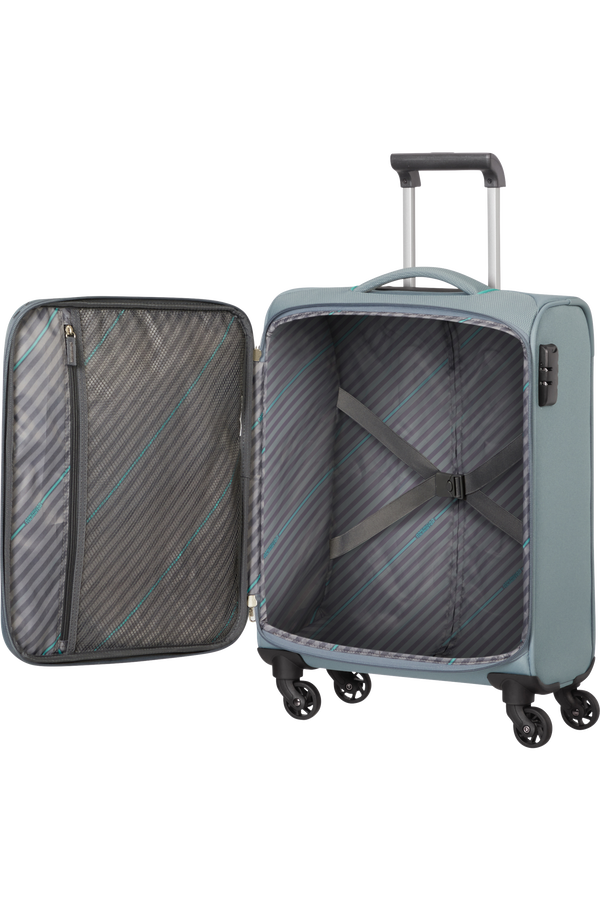 American Tourister Sunny South Spinner 55cm  Sivá