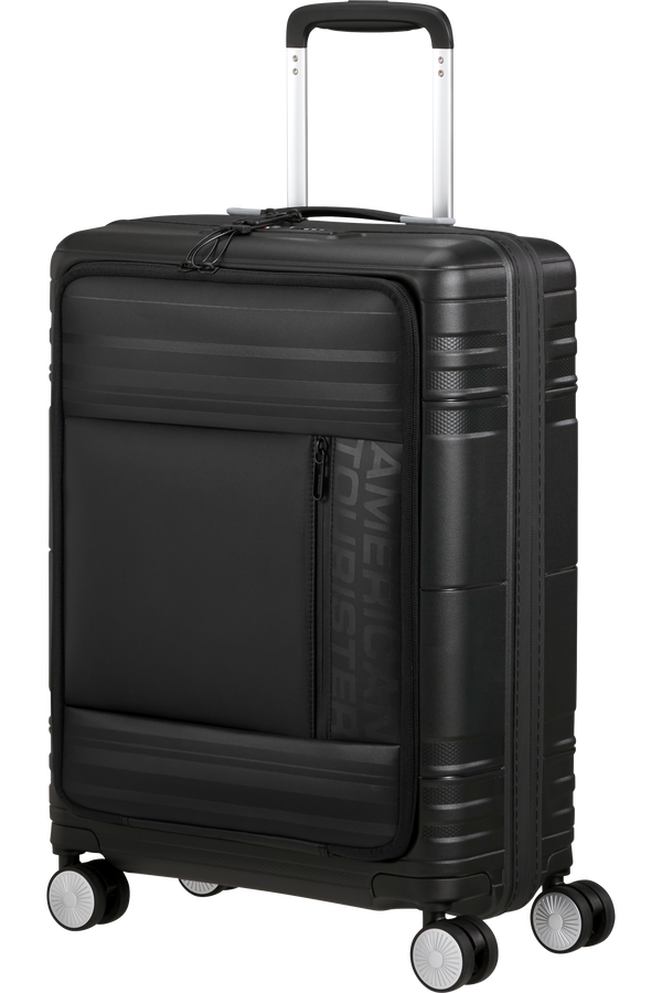 American Tourister Hello Cabin Spinner TSA Coated 55cm  Ónyxová čierna